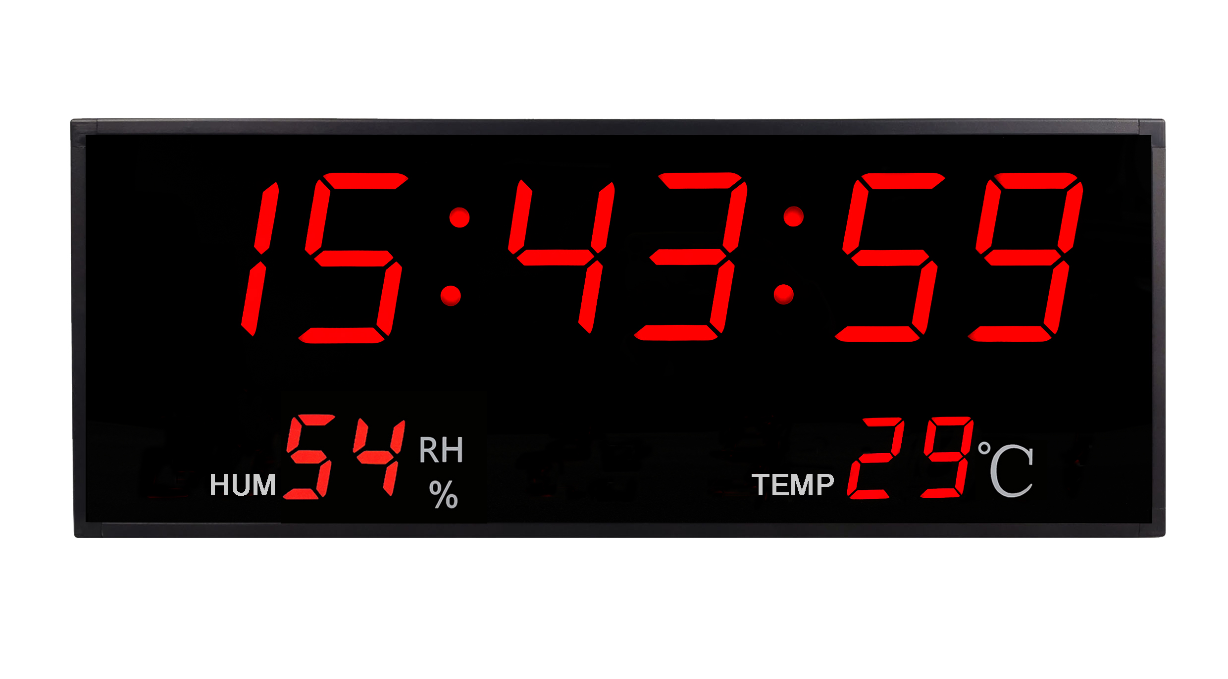DH2565-2 synchronized clock with temperature and humidity